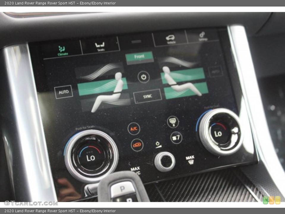 Ebony/Ebony Interior Controls for the 2020 Land Rover Range Rover Sport HST #137716005