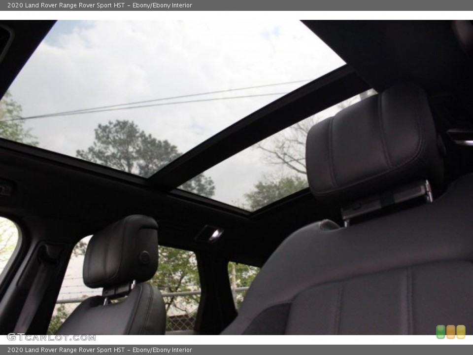 Ebony/Ebony Interior Sunroof for the 2020 Land Rover Range Rover Sport HST #137716122