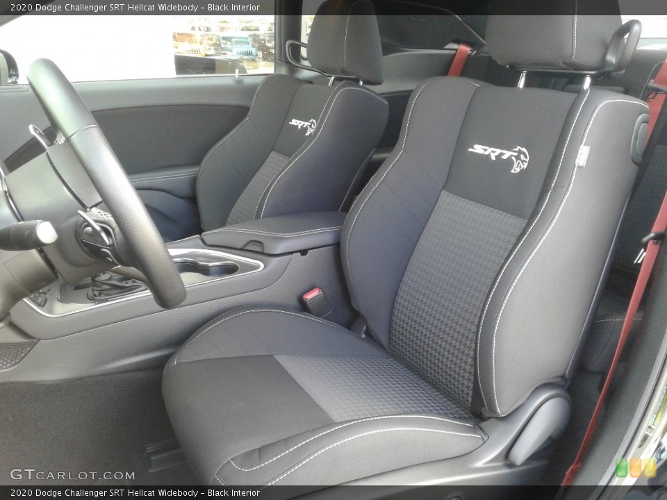 Black Interior Front Seat for the 2020 Dodge Challenger SRT Hellcat Widebody #137719617