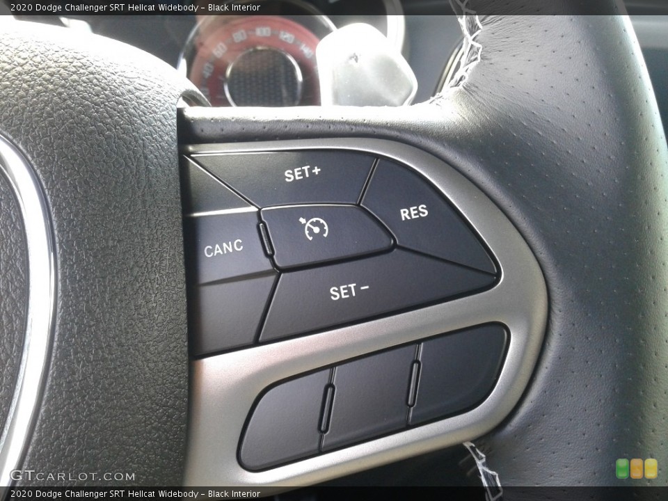 Black Interior Steering Wheel for the 2020 Dodge Challenger SRT Hellcat Widebody #137719773