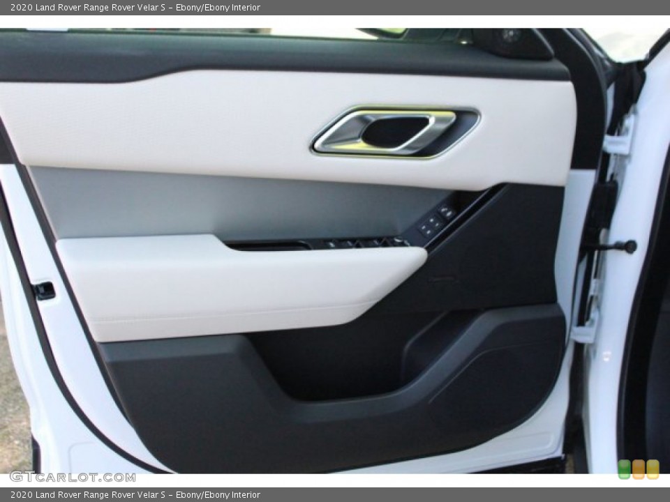 Ebony/Ebony Interior Door Panel for the 2020 Land Rover Range Rover Velar S #137727576