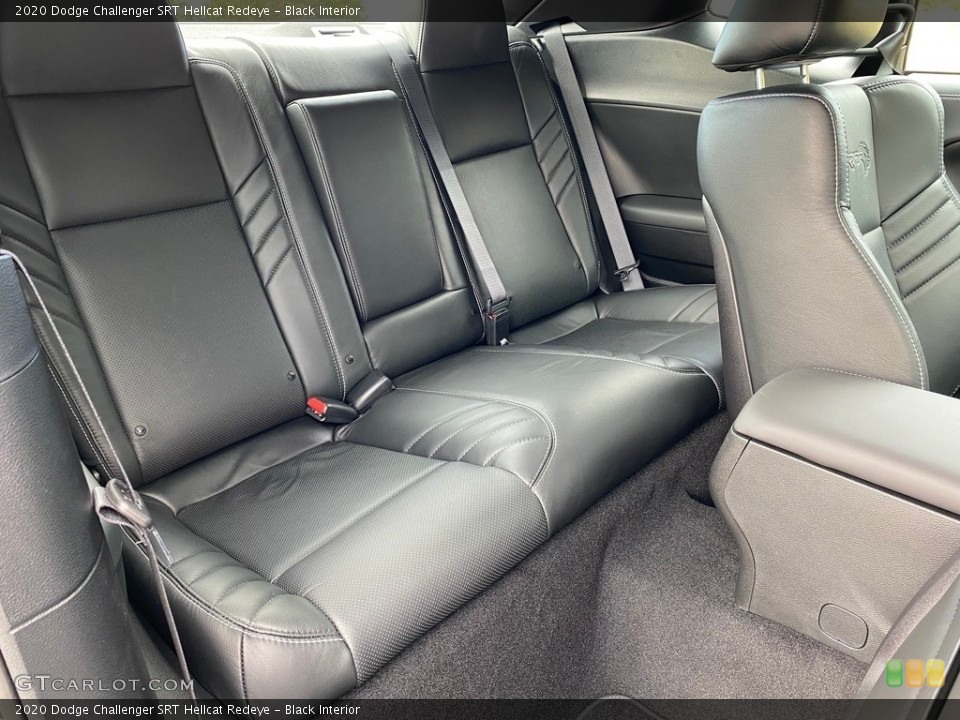 Black Interior Rear Seat for the 2020 Dodge Challenger SRT Hellcat Redeye #137739894