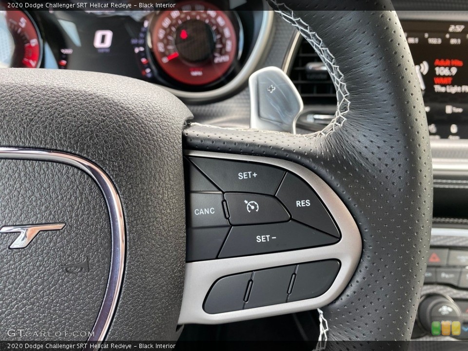 Black Interior Steering Wheel for the 2020 Dodge Challenger SRT Hellcat Redeye #137739993