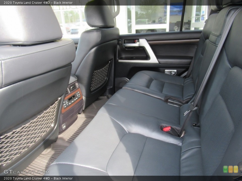 Black Interior Rear Seat for the 2020 Toyota Land Cruiser 4WD #137747926