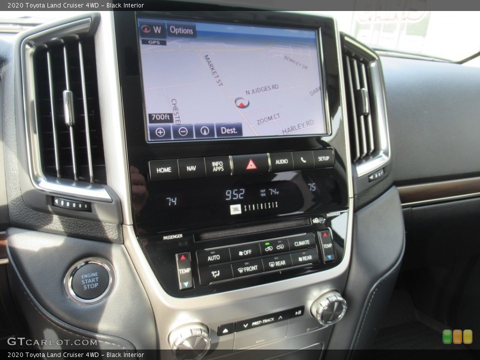 Black Interior Navigation for the 2020 Toyota Land Cruiser 4WD #137748019