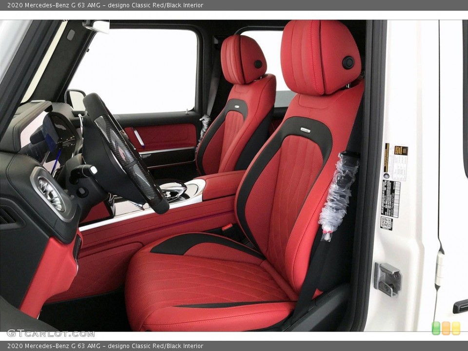 designo Classic Red/Black Interior Photo for the 2020 Mercedes-Benz G 63 AMG #137756229