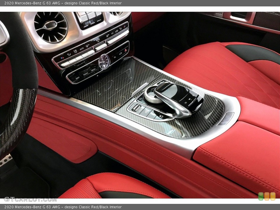 designo Classic Red/Black Interior Controls for the 2020 Mercedes-Benz G 63 AMG #137756442