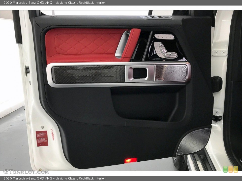 designo Classic Red/Black Interior Door Panel for the 2020 Mercedes-Benz G 63 AMG #137756496