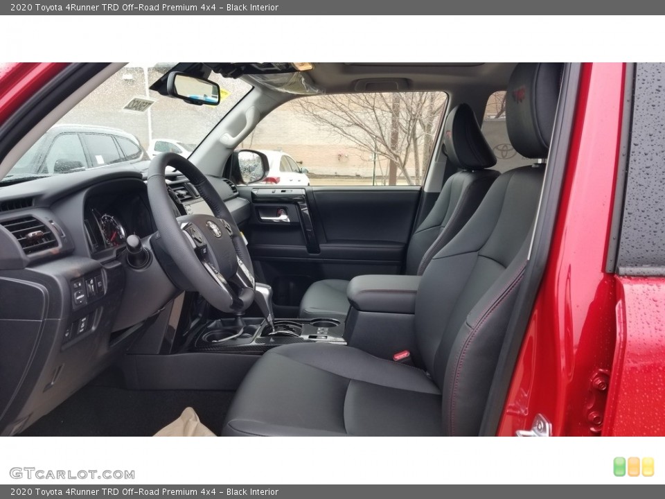 Black Interior Front Seat for the 2020 Toyota 4Runner TRD Off-Road Premium 4x4 #137756889