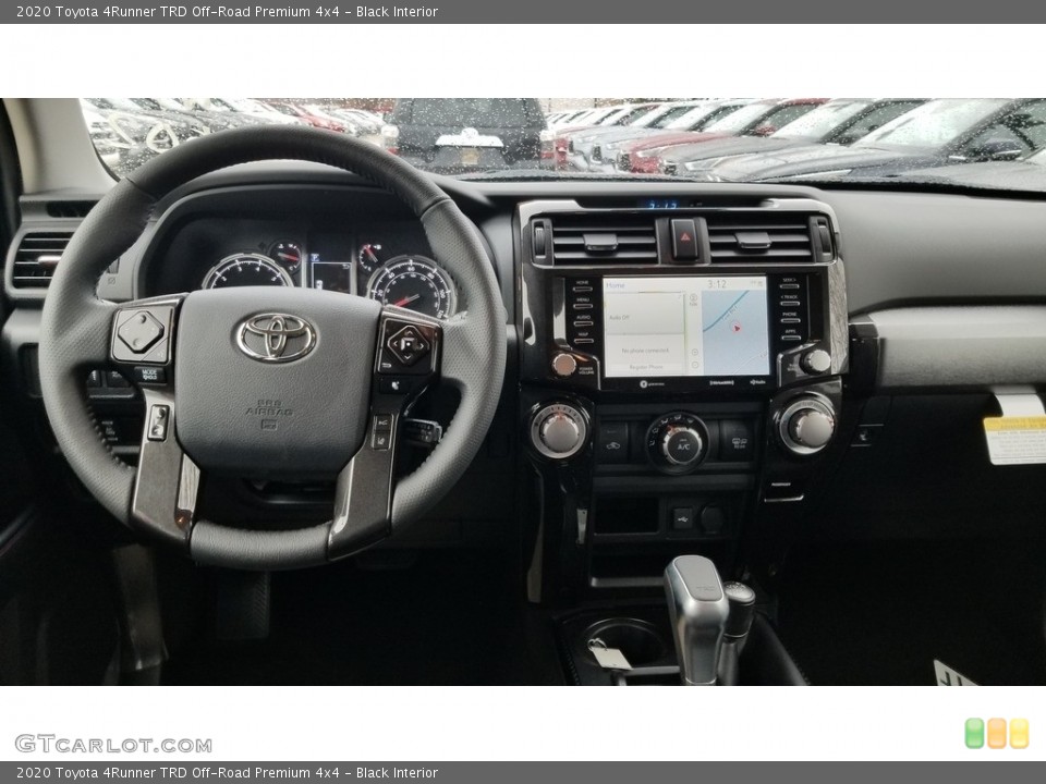 Black Interior Dashboard for the 2020 Toyota 4Runner TRD Off-Road Premium 4x4 #137756916