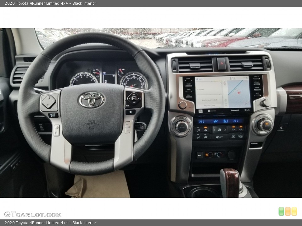 Black Interior Dashboard for the 2020 Toyota 4Runner Limited 4x4 #137769608