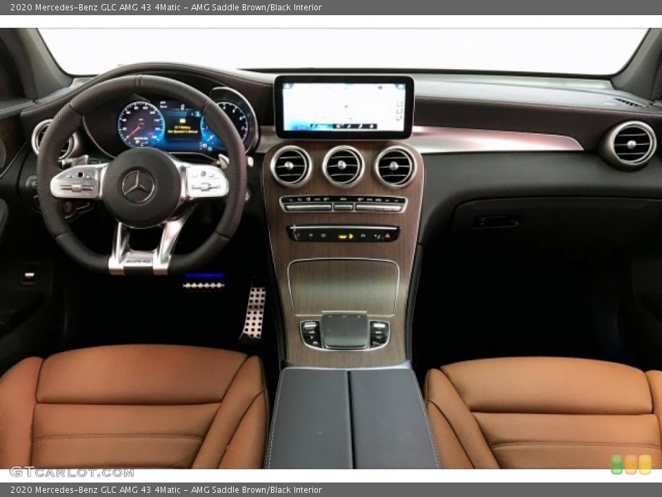 AMG Saddle Brown/Black Interior Dashboard for the 2020 Mercedes-Benz GLC AMG 43 4Matic #137774561