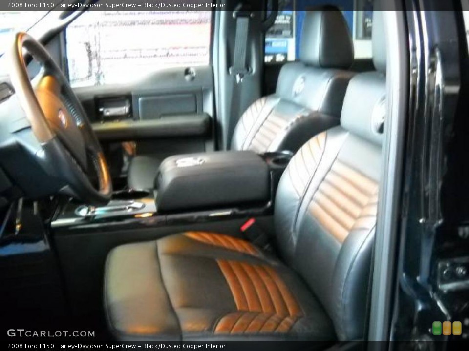 Black/Dusted Copper 2008 Ford F150 Interiors