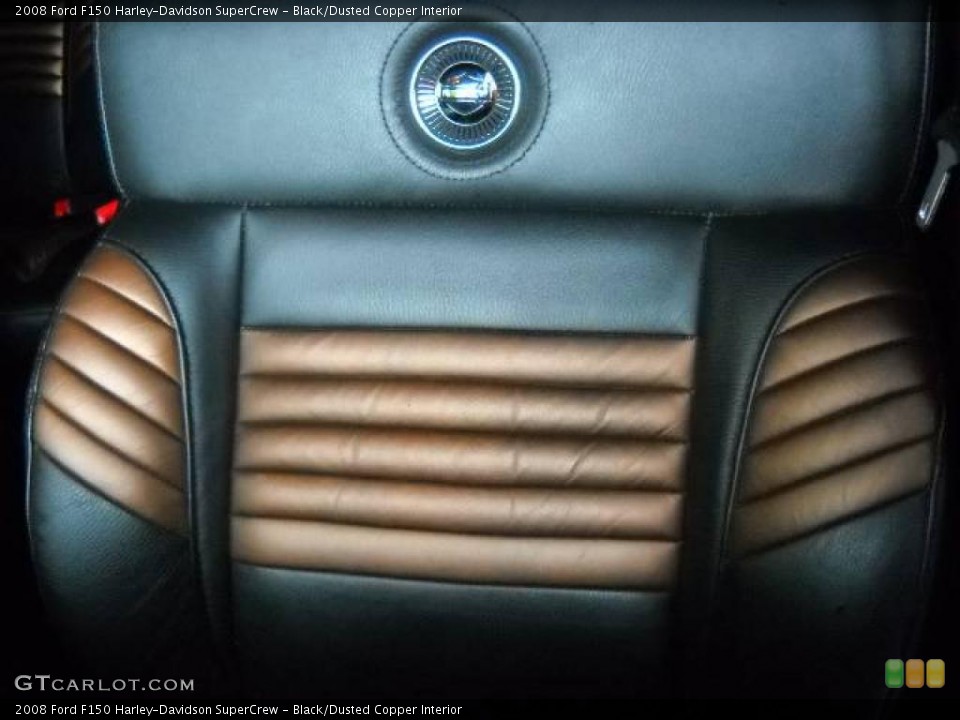 Black/Dusted Copper Interior Photo for the 2008 Ford F150 Harley-Davidson SuperCrew #13790380