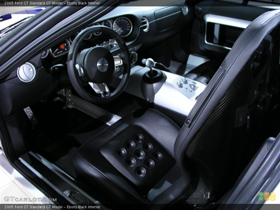 Ebony Black Interior Dashboard for the 2005 Ford GT  #137971