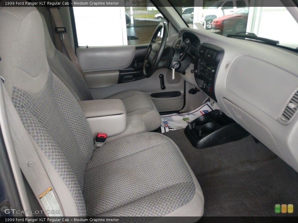 Medium Graphite Interior Front Seat for the 1999 Ford Ranger XLT Regular Cab #138170387