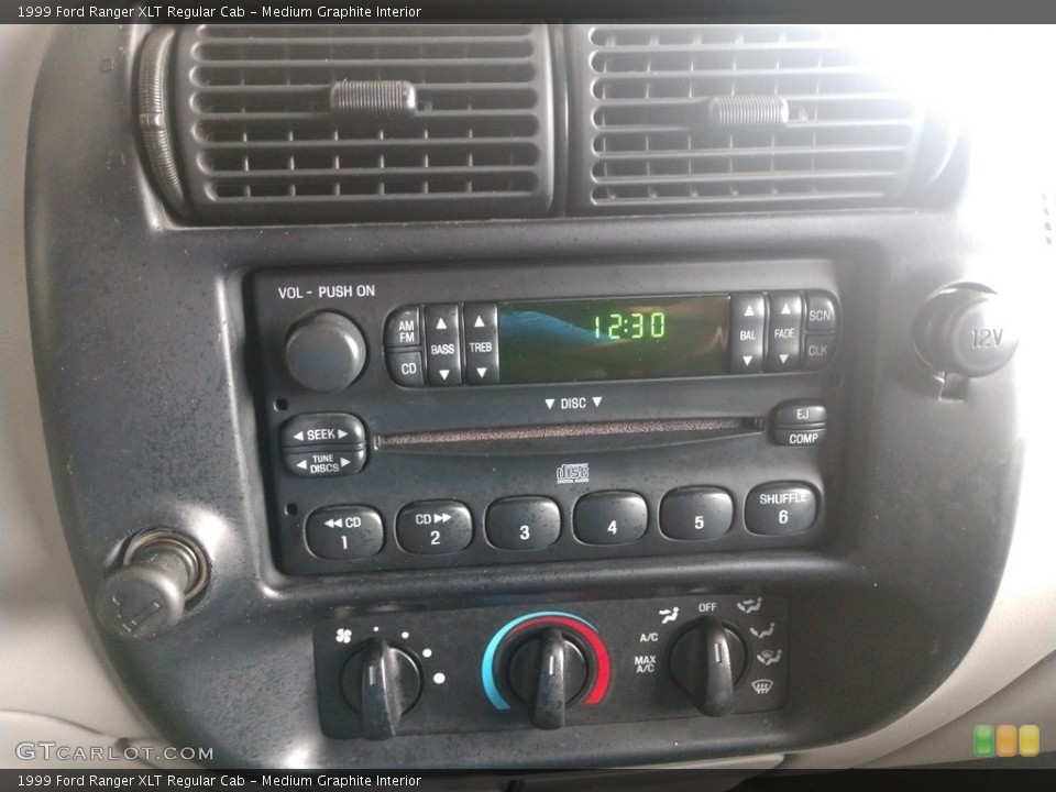 Medium Graphite Interior Controls for the 1999 Ford Ranger XLT Regular Cab #138170458
