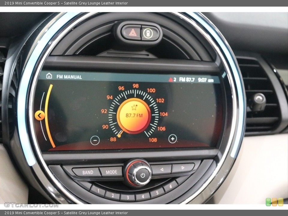 Satellite Grey Lounge Leather Interior Gauges for the 2019 Mini Convertible Cooper S #138170962