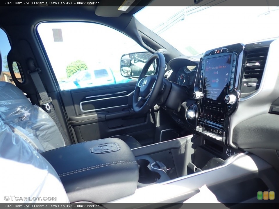 Black Interior Front Seat for the 2020 Ram 2500 Laramie Crew Cab 4x4 #138182490