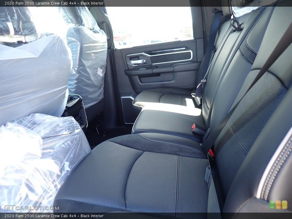 Black Interior Rear Seat for the 2020 Ram 2500 Laramie Crew Cab 4x4 #138182514