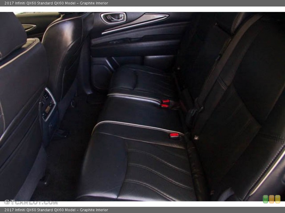 Graphite Interior Rear Seat for the 2017 Infiniti QX60  #138183642