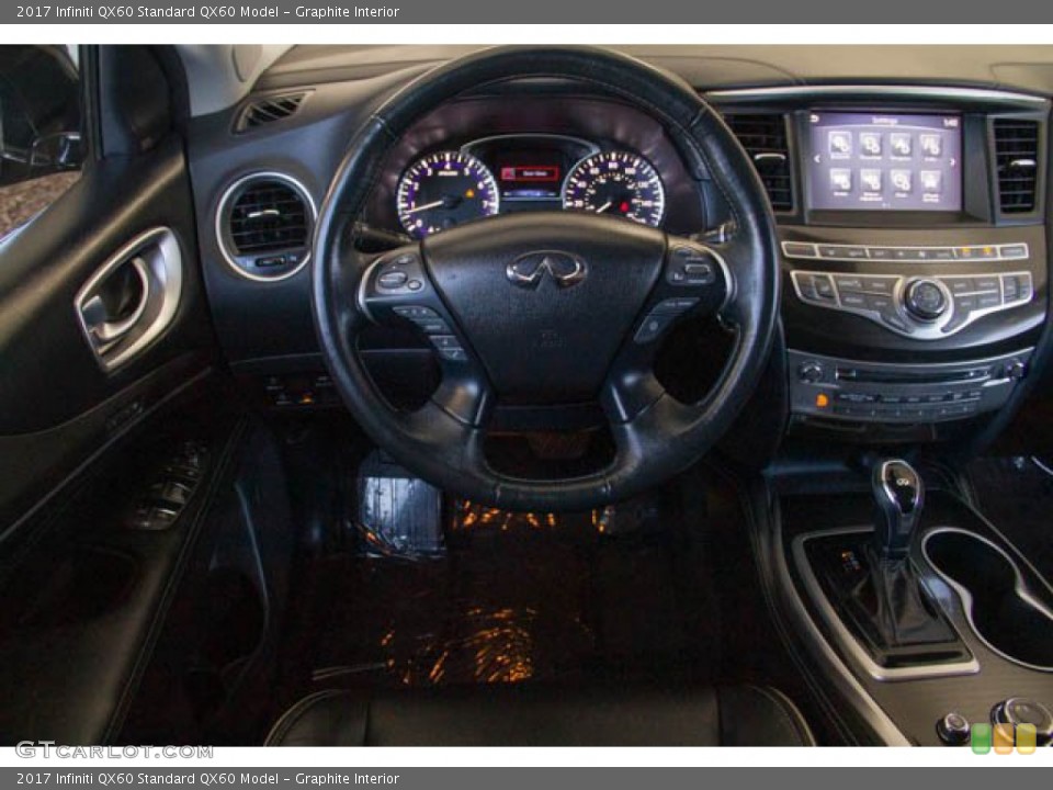 Graphite Interior Dashboard for the 2017 Infiniti QX60  #138183660