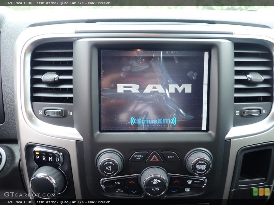 Black Interior Controls for the 2020 Ram 1500 Classic Warlock Quad Cab 4x4 #138184252