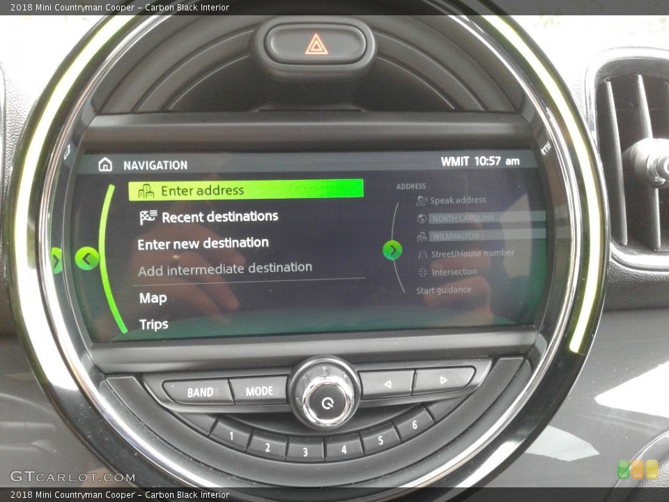 Carbon Black Interior Controls for the 2018 Mini Countryman Cooper #138186234