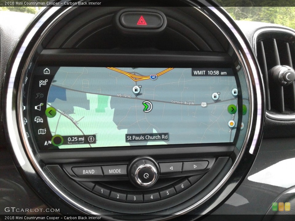 Carbon Black Interior Navigation for the 2018 Mini Countryman Cooper #138186255