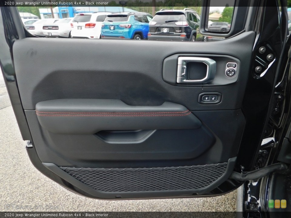 Black Interior Door Panel for the 2020 Jeep Wrangler Unlimited Rubicon 4x4 #138187701