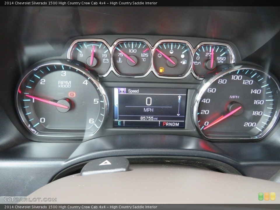 High Country Saddle Interior Gauges for the 2014 Chevrolet Silverado 1500 High Country Crew Cab 4x4 #138190116