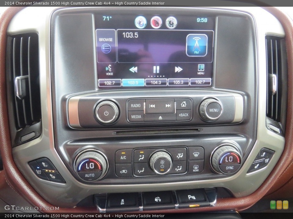 High Country Saddle Interior Controls for the 2014 Chevrolet Silverado 1500 High Country Crew Cab 4x4 #138190143
