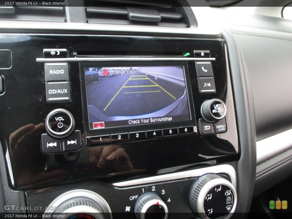Black Interior Controls for the 2017 Honda Fit LX #138191070