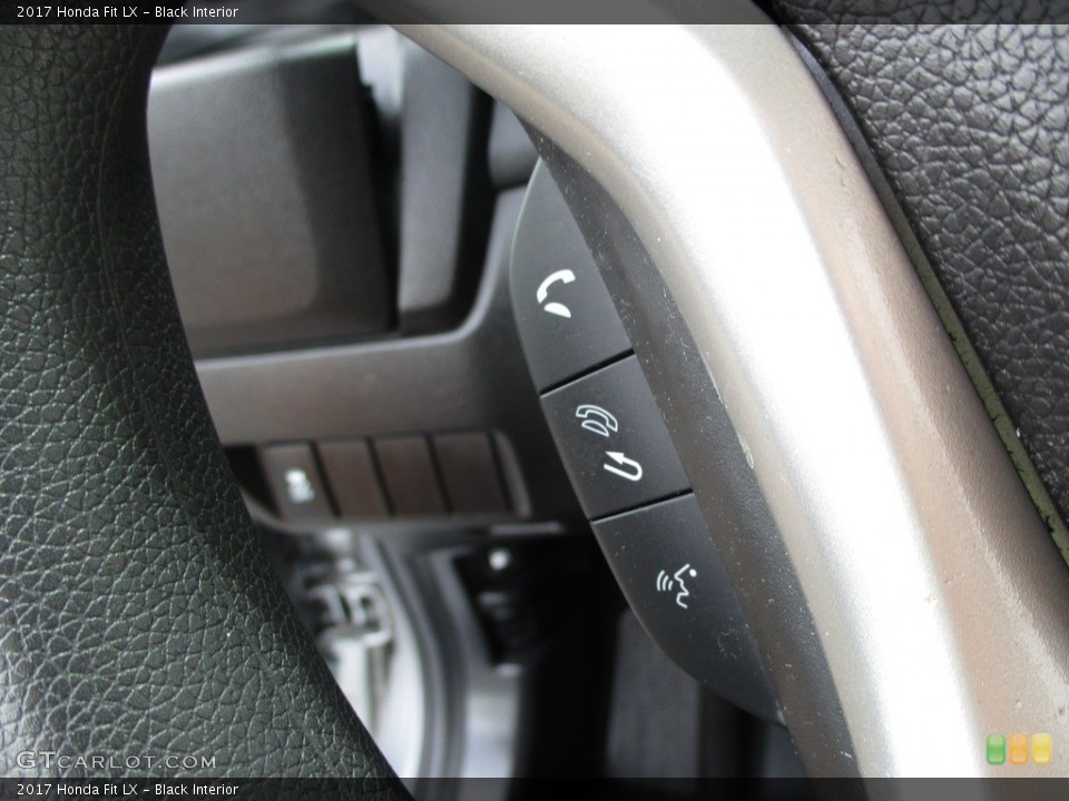 Black Interior Controls for the 2017 Honda Fit LX #138191091