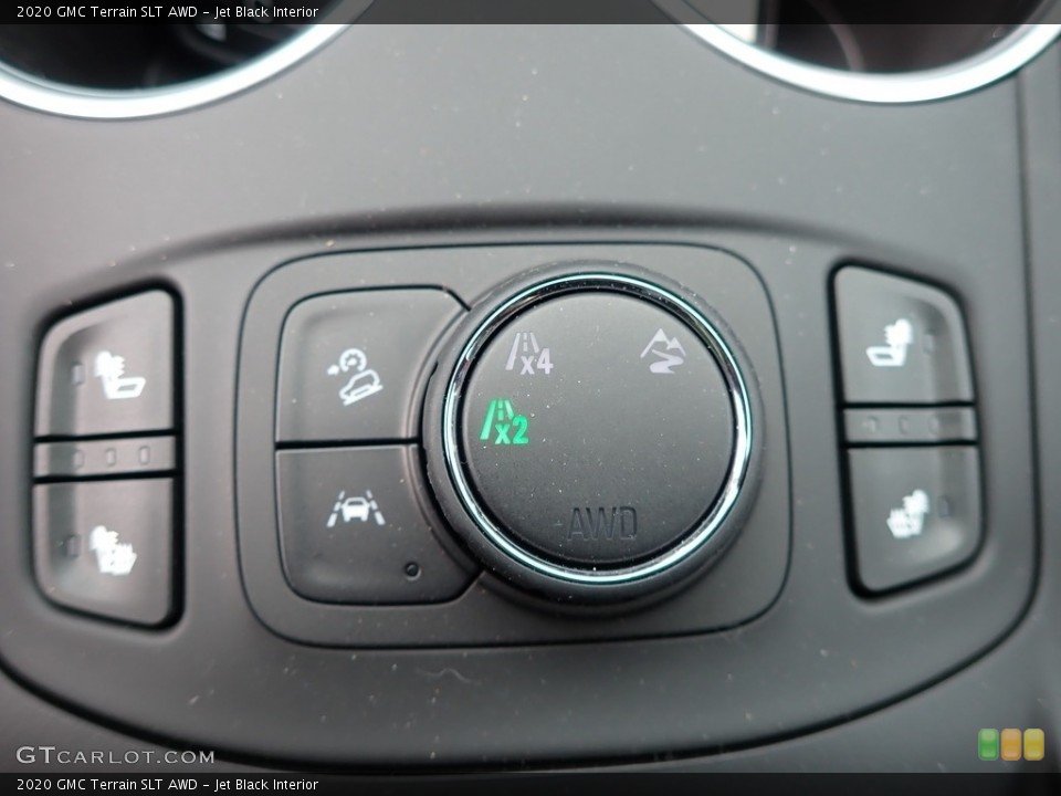 Jet Black Interior Controls for the 2020 GMC Terrain SLT AWD #138191103