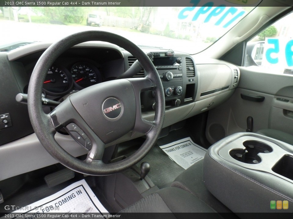 Dark Titanium Interior Dashboard for the 2013 GMC Sierra 1500 Regular Cab 4x4 #138191241