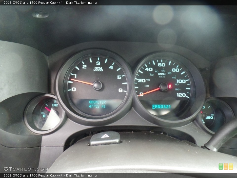 Dark Titanium Interior Gauges for the 2013 GMC Sierra 1500 Regular Cab 4x4 #138191355