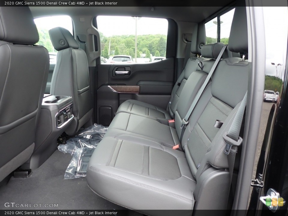 Jet Black Interior Rear Seat for the 2020 GMC Sierra 1500 Denali Crew Cab 4WD #138192012