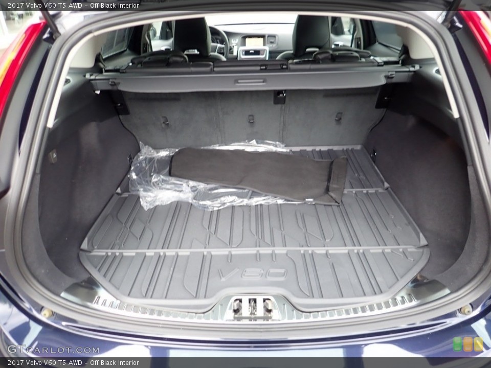 Off Black Interior Trunk for the 2017 Volvo V60 T5 AWD #138193650