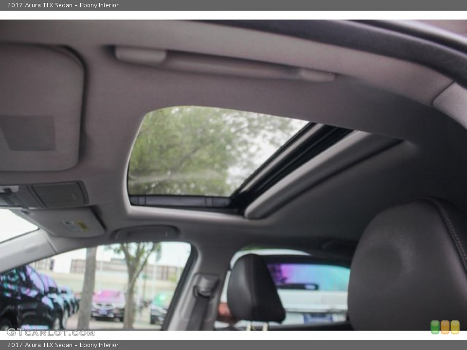 Ebony Interior Sunroof for the 2017 Acura TLX Sedan #138194559