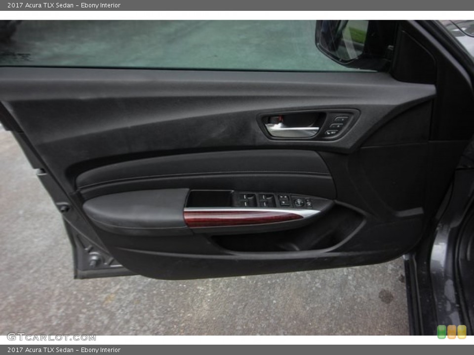 Ebony Interior Door Panel for the 2017 Acura TLX Sedan #138194577