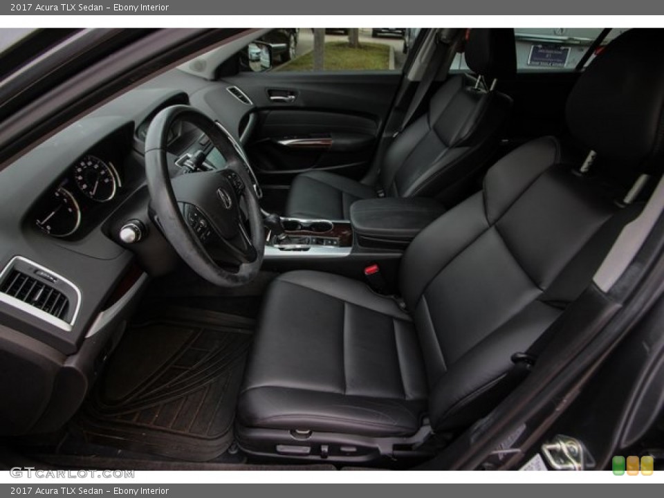 Ebony Interior Front Seat for the 2017 Acura TLX Sedan #138194595