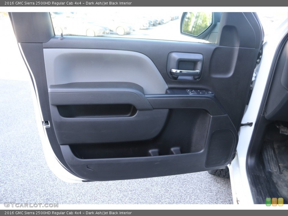 Dark Ash/Jet Black Interior Door Panel for the 2016 GMC Sierra 2500HD Regular Cab 4x4 #138194889