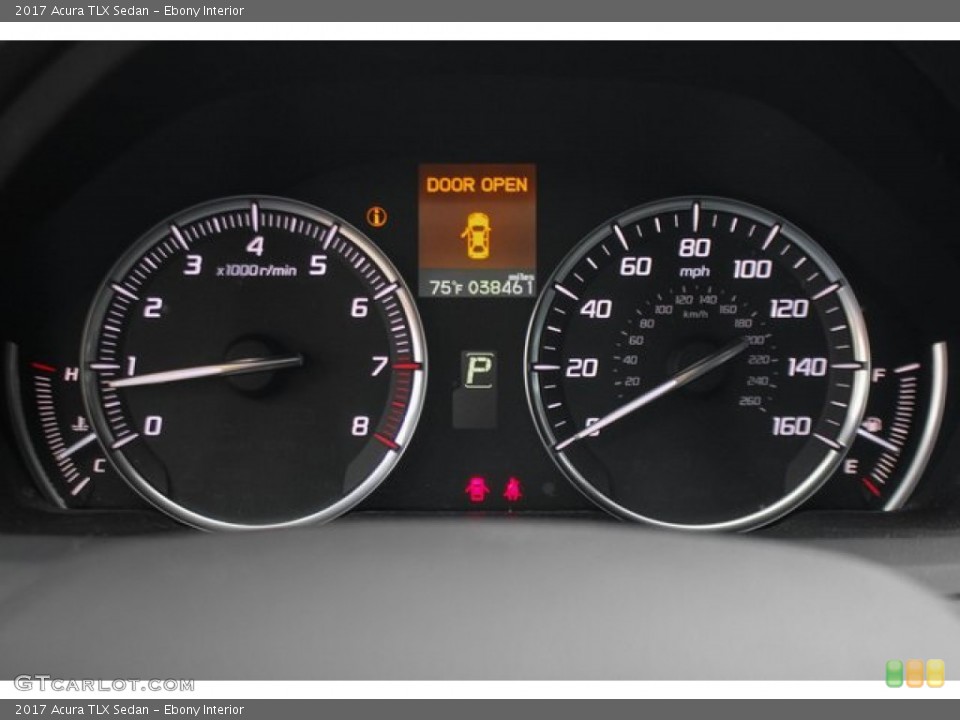 Ebony Interior Gauges for the 2017 Acura TLX Sedan #138194898