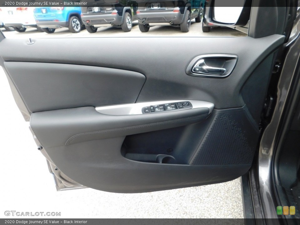 Black Interior Door Panel for the 2020 Dodge Journey SE Value #138195198