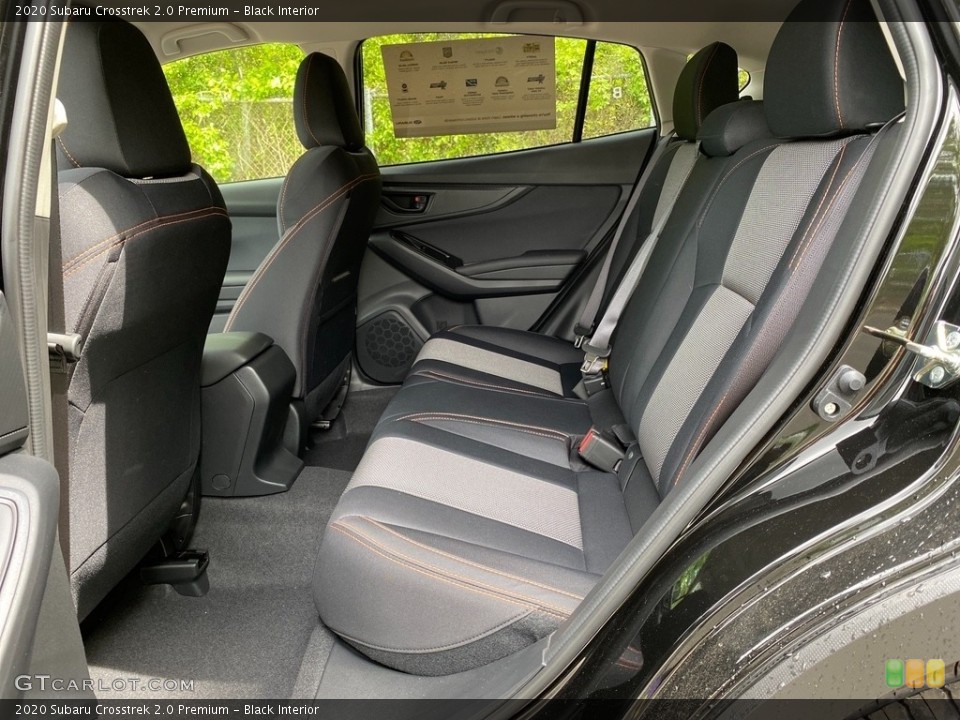 Black Interior Rear Seat for the 2020 Subaru Crosstrek 2.0 Premium #138195255