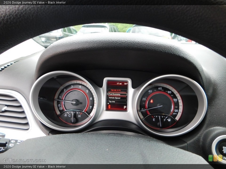 Black Interior Gauges for the 2020 Dodge Journey SE Value #138195282