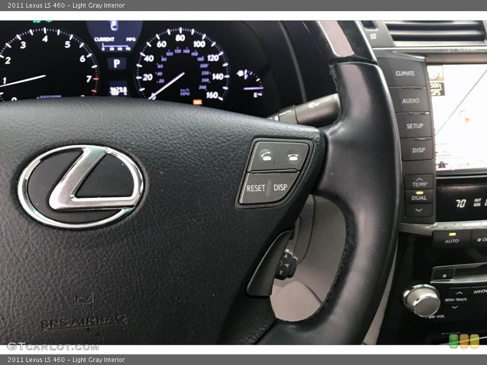 Light Gray Interior Steering Wheel for the 2011 Lexus LS 460 #138198438