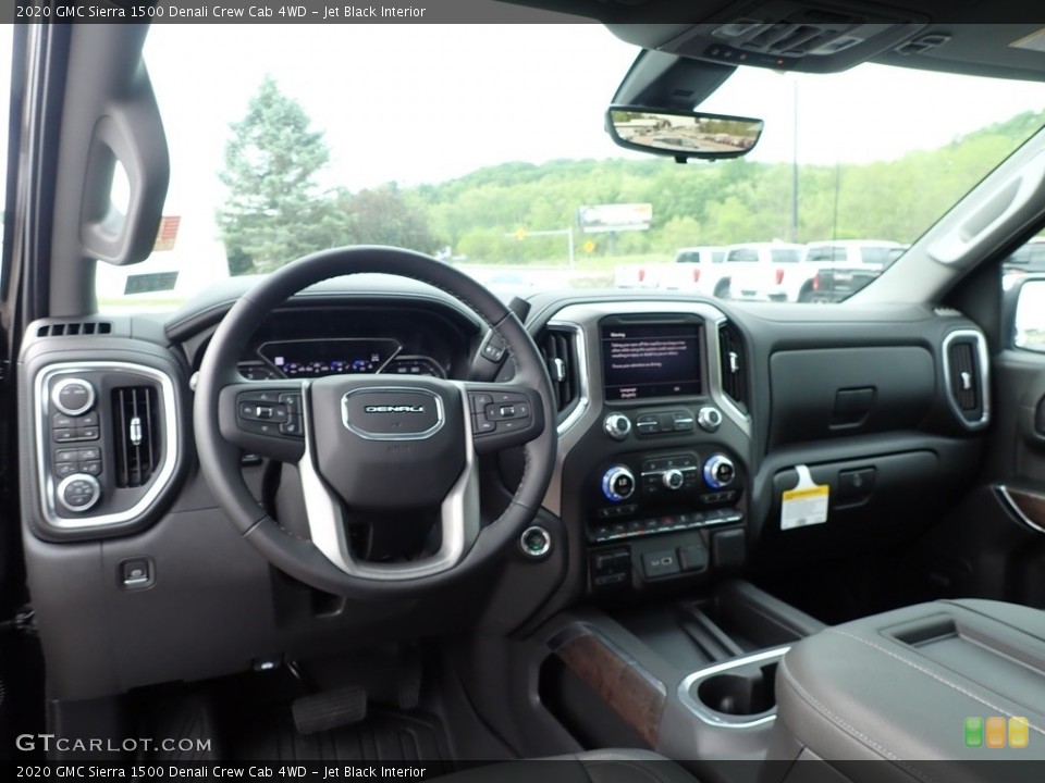 Jet Black Interior Dashboard for the 2020 GMC Sierra 1500 Denali Crew Cab 4WD #138198777