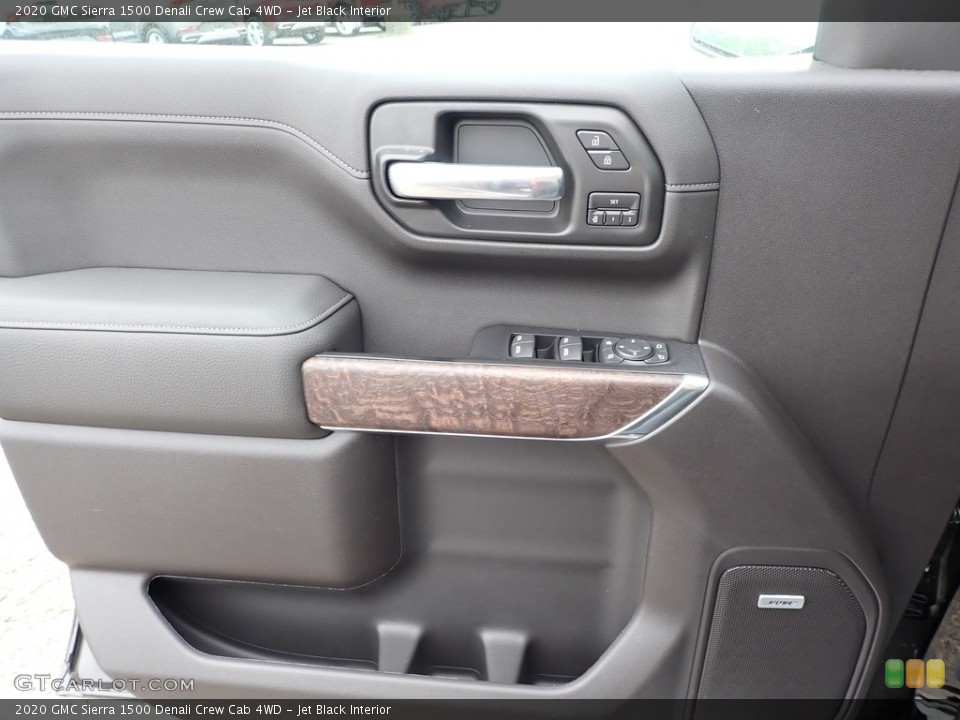 Jet Black Interior Door Panel for the 2020 GMC Sierra 1500 Denali Crew Cab 4WD #138198789